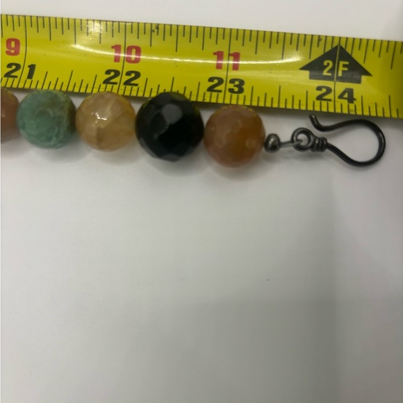 Gemstone Cracked Agate Colorful beads. Agate Focal bead. 24 1/2. - Picture 6 of 6